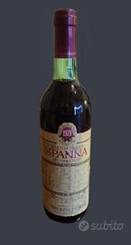 Bottiglia Spanna 1978 collezione no bevibile!