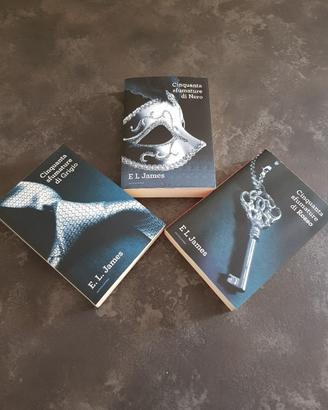 Libri trilogia Cinquanta sfumature E.L.James