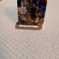 Gioiello anello in vetro di murano