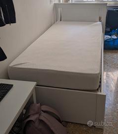 Letto singolo IKEA Songesad + materasso + doghe