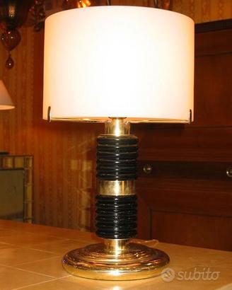 1950 N. 1 Lampada fusto di legno. Fontana Arte