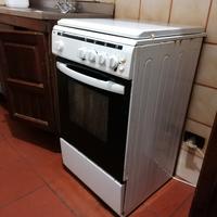 fornello a gas con forno