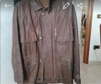 giaccone di  vera pelle uomo