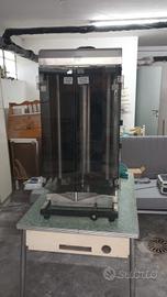 macchina kebab elettrica con funzione forno 