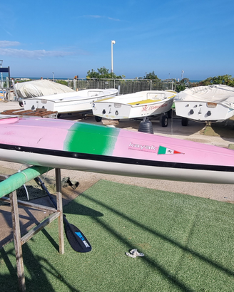 Kayak resinvetro, leggero e stabile. 420cm