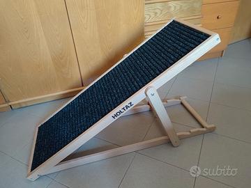 Rampa per cani pieghevole in legno