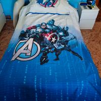 sacco copripiumino Avengers singolo con federa 
