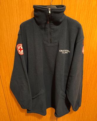 Pile Croce Rossa Italiana (CRI) Mezza Zip