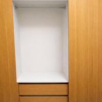 sala da pranzo e camera da letto