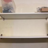 Coppia Mensole Ikea con supporti