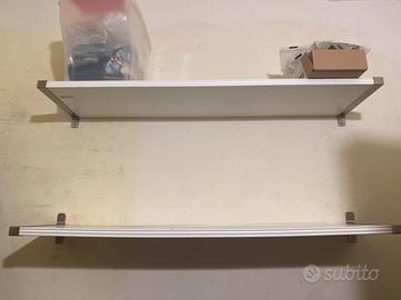 Coppia Mensole Ikea con supporti