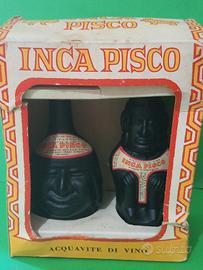 Raro Inca Pisco Vintage Box 2 Mignon Anni '70