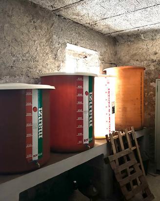 Cisterne vino e torchio