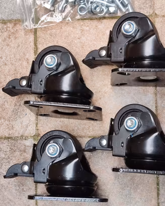 SET DA 4 RUOTE "CPROSP" PER MOBILI PESANTI