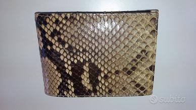 Portafogli Uomo Donna Portafoglio PELLE PITONE