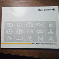 Libretto Uso e Manutenzione Opel Calibra