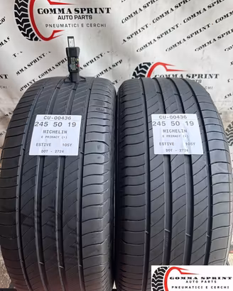 2 PNEUMATICI 245/50 R19 MICHELIN ESTIVE