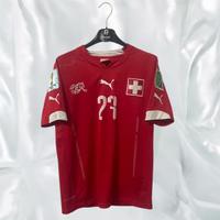 T-Shirt da calcio Svizzera Shaqiri Mondiale 2014,S