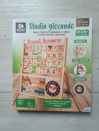 Gioco per bambini alfabeto sigillato orologio 