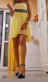 Vestito elegante giallo