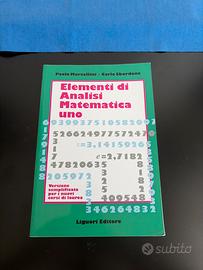 Libro universitario Analisi Matematica uno