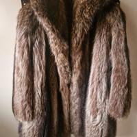 Pelliccia vintage vera marmotta RIFODERATA