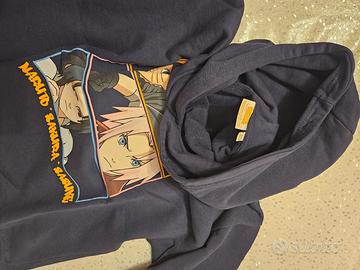 Felpa blu Naruto-Sakura-Sasuke x bambino 10/11 aa