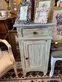 coppia comodini liberty shabby