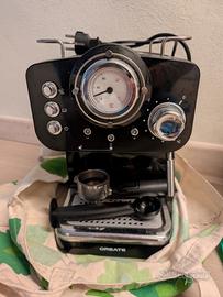 macchina per il caffè, usata poco, semiautomatica 