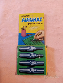 Pennini Adigraf per incisioni vintage