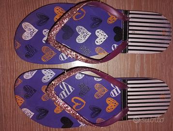 INFRADITO/CIABATTE donna Tg 38/38.5 Multicolore