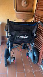 Carrozzina elettrica pieghevole SIMPLE nuova