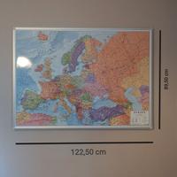 Carta geografica Europea 