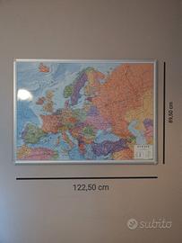 Carta geografica Europea 