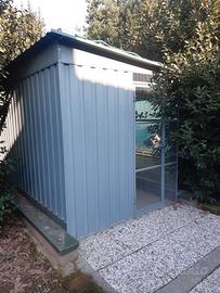 voliera modulare in acciaio 5 mt x 2 mt x 2 mt