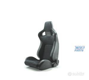 SEDILE SPORTIVO SEMI-BUCKET STILE RS ALCANTARA PEL