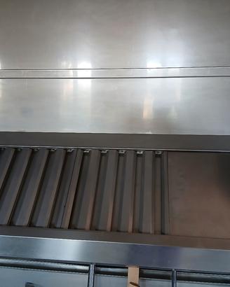 Cappa aspirante per cucina professionale