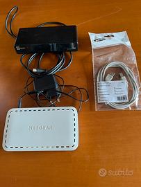 lotto,switch Netgear+decoder no tel cavo stamp