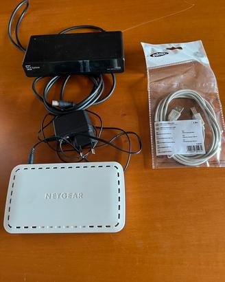 lotto,switch Netgear+decoder no tel cavo stamp