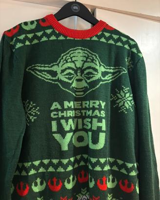MAGLIONE STAR WAR CHRISTMAS NATALE