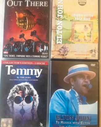 Dvd Genesis-E.John-Bob Marley-Who-Woodstock-ecc.