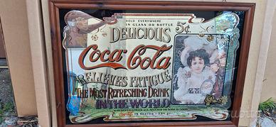 Specchio Pubblicitario Vintage Coca-Cola