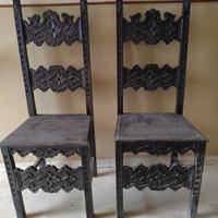 COPPIA SEDIE BAROCCHE