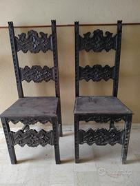 COPPIA SEDIE BAROCCHE