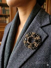 spilla vintage bigiotteria 