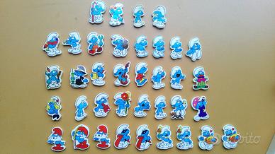Puffi Smurfs Invernizzi promo stickers adesivi spu