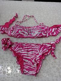 Bikini zebrato fuxia