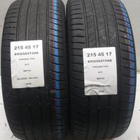 2 GOMME 215 45 17 BRIDGESTONE A1876