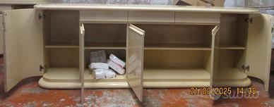 Madia in legno beige laccato