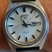 Seiko 5 aut. argento vintage 7009 8330